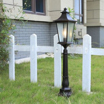 Bungalow Outdoor Pole Light Main Lifestyle
