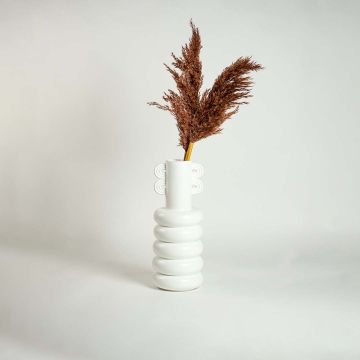 Deniz Deco Vase White Lifestyle