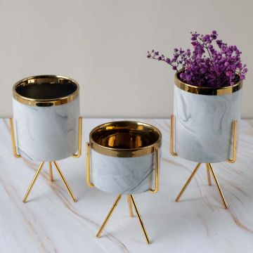 Addis Vase Grey Lifestyle