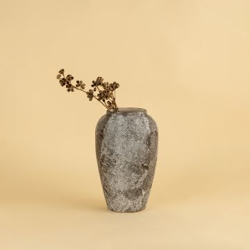 Retro Stoneware Vase Medium Lifestyle