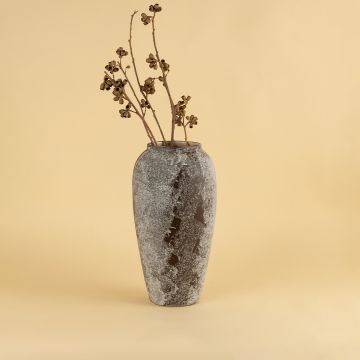 Retro Stoneware Vase Large Lifestyle