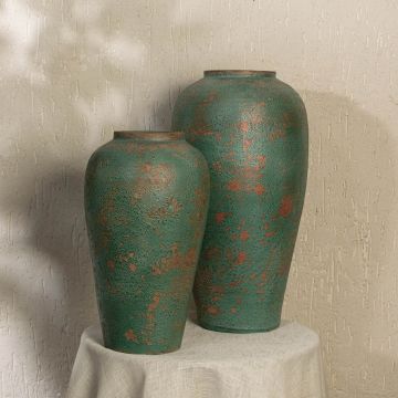 Ourelle Terracotta Vase Medium Main Lifestyle