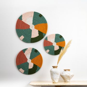 Aura Woven Wall Basket Medium Lifestyle