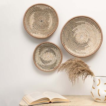 Monarch Handwoven Wall Basket Lifestyle