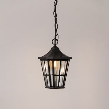 Kongzi Outdoor Hanging Lamp light on white background