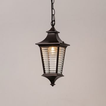 Bungalow Outdoor Hanging Light light on white background