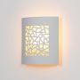halo cutout outdoor wall light white light on white background