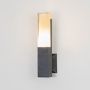 rectangular column led outdoor wall light light on white background