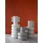 Deniz Deco Ceramic Flower Vase Grey Grouped