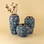 Chinese Blue Retro Vase Large Grouped