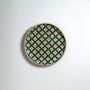 Bird s eye Handwoven Bamboo Basket Beige Blue Lifestyle