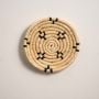 Shallow Handwoven Wall Basket Decor Lifestyle