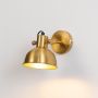 modo adjustable wall light light on white background